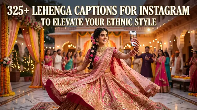 lehenga-captions-instagram-elevate-ethnic-style