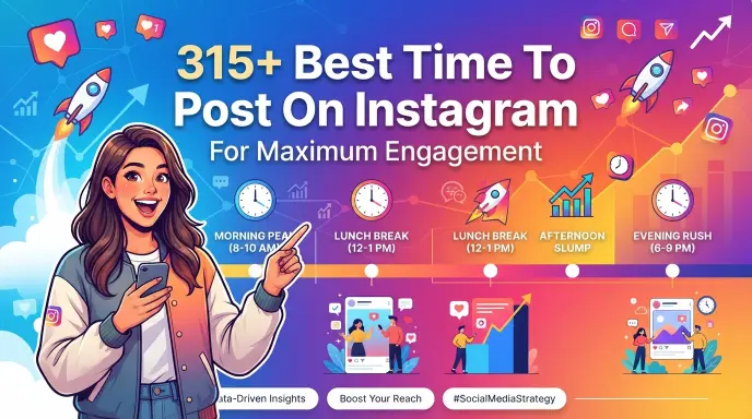 best time post instagram maximum engagement