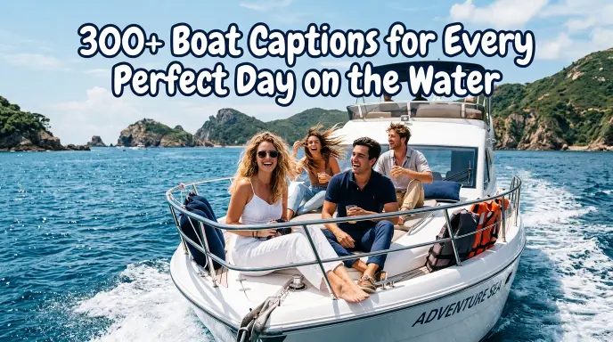 Boat Captions for Every Perfect Day on the Water