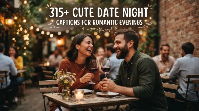Cute Date Night Captions for Romantic Evenings