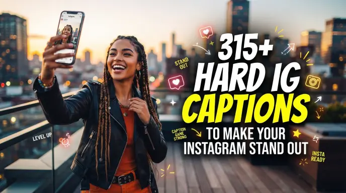 hard ig captions make instagram stand