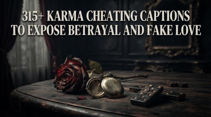 karma cheating captions expose betrayal fake love