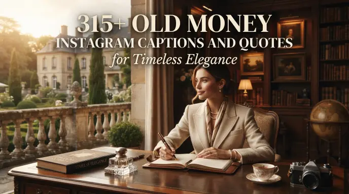Old Money Instagram Captions And Quotes for Timeless Elegance