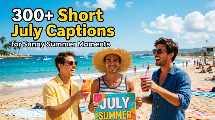 Short July Captions